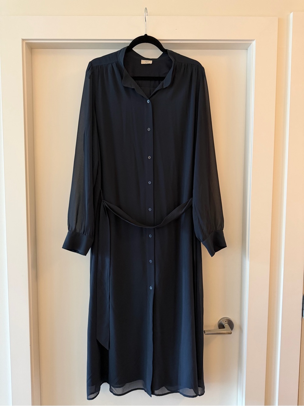 Aritzia Broadway Dress in XL Dark Night Navy